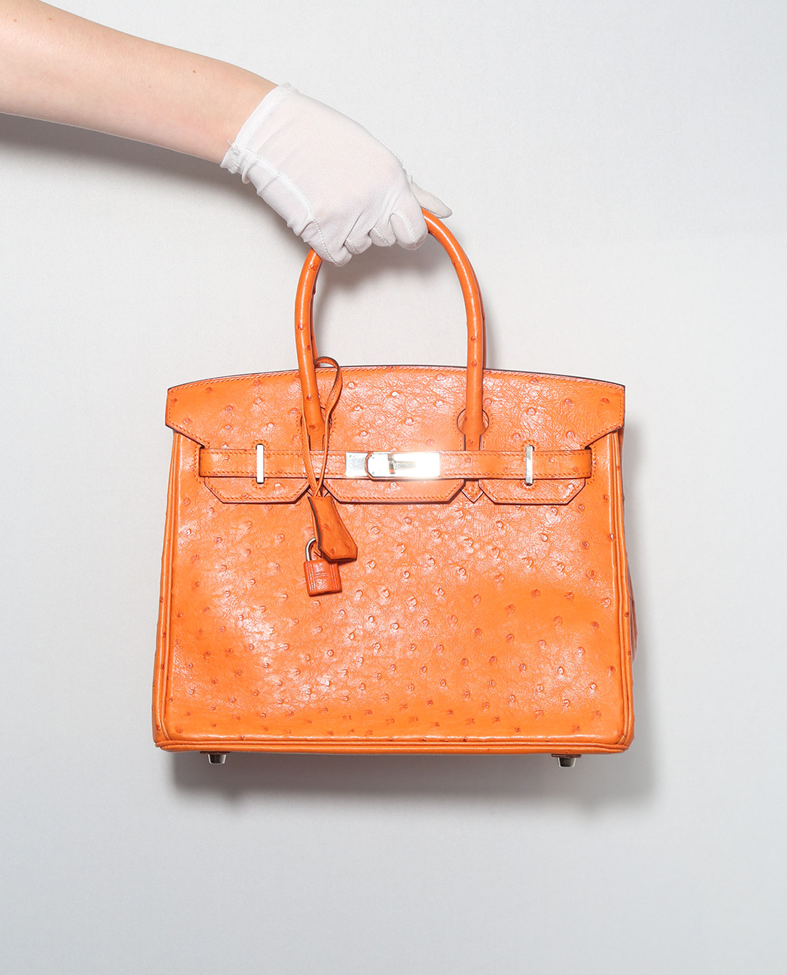 Ostrich hot sale birkin 30